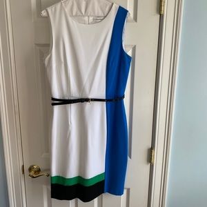 Calvin Klein Color-block Shift Dress